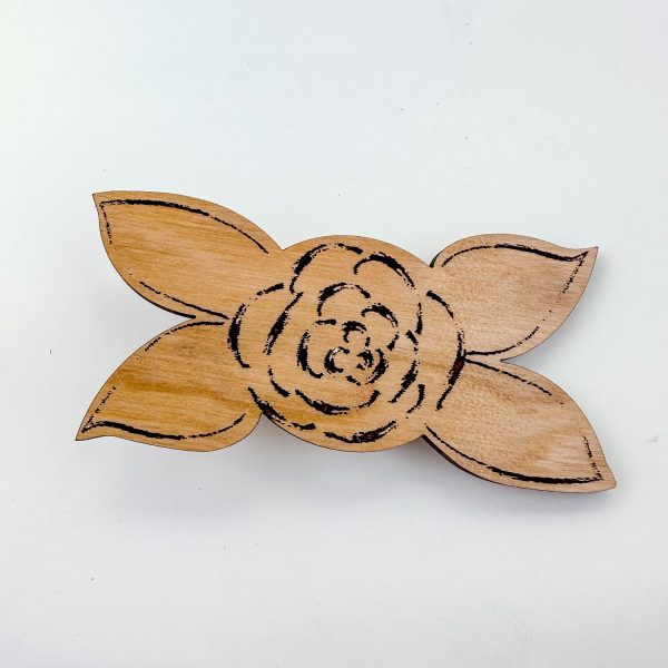 Rose Bud Hair Clip - Floral Hair Clip on Sale