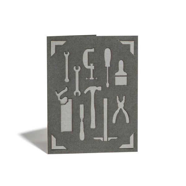 Workshop Tools Greeting Card Fashion