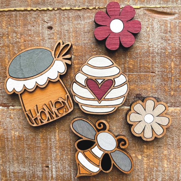 Whimsical Bee Magnet Collection (Set of 4) Fashion