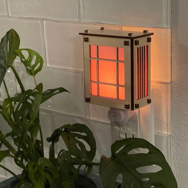 Customizable Mission-Style Night Light (Light Plywood) Supply