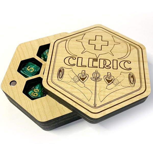 Hexagonal Cleric Dice Box - Hex Cleric Dice Vault Supply