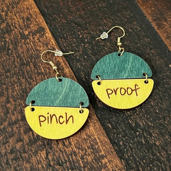 Pinch Proof 2-Part Circle Dangles For Cheap