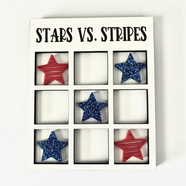 Stars and Stripes Tic-Tac-Toe Game For Cheap