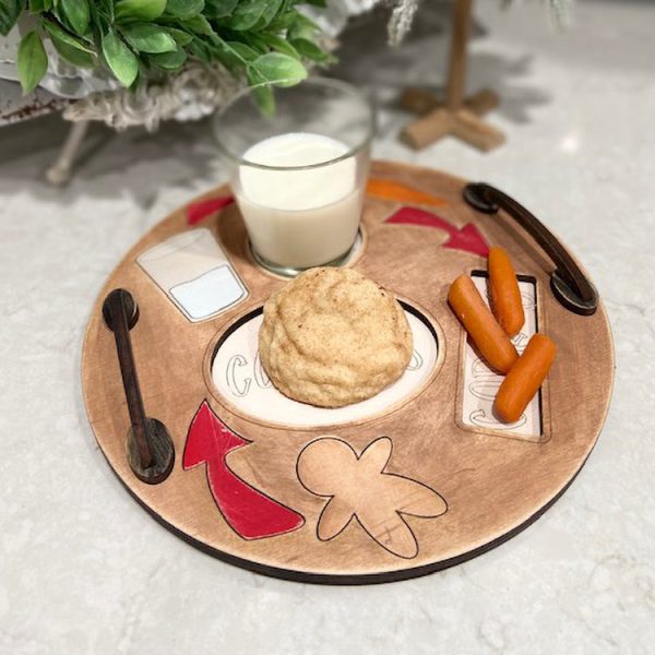 Christmas Cookies for Santa and Carrots for Reindeer Tray Discount