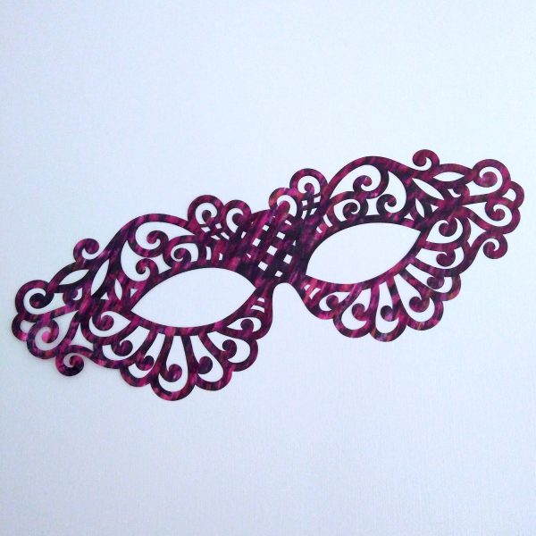Swirly Filigree Mask for a Halloween Masquerade Online Hot Sale