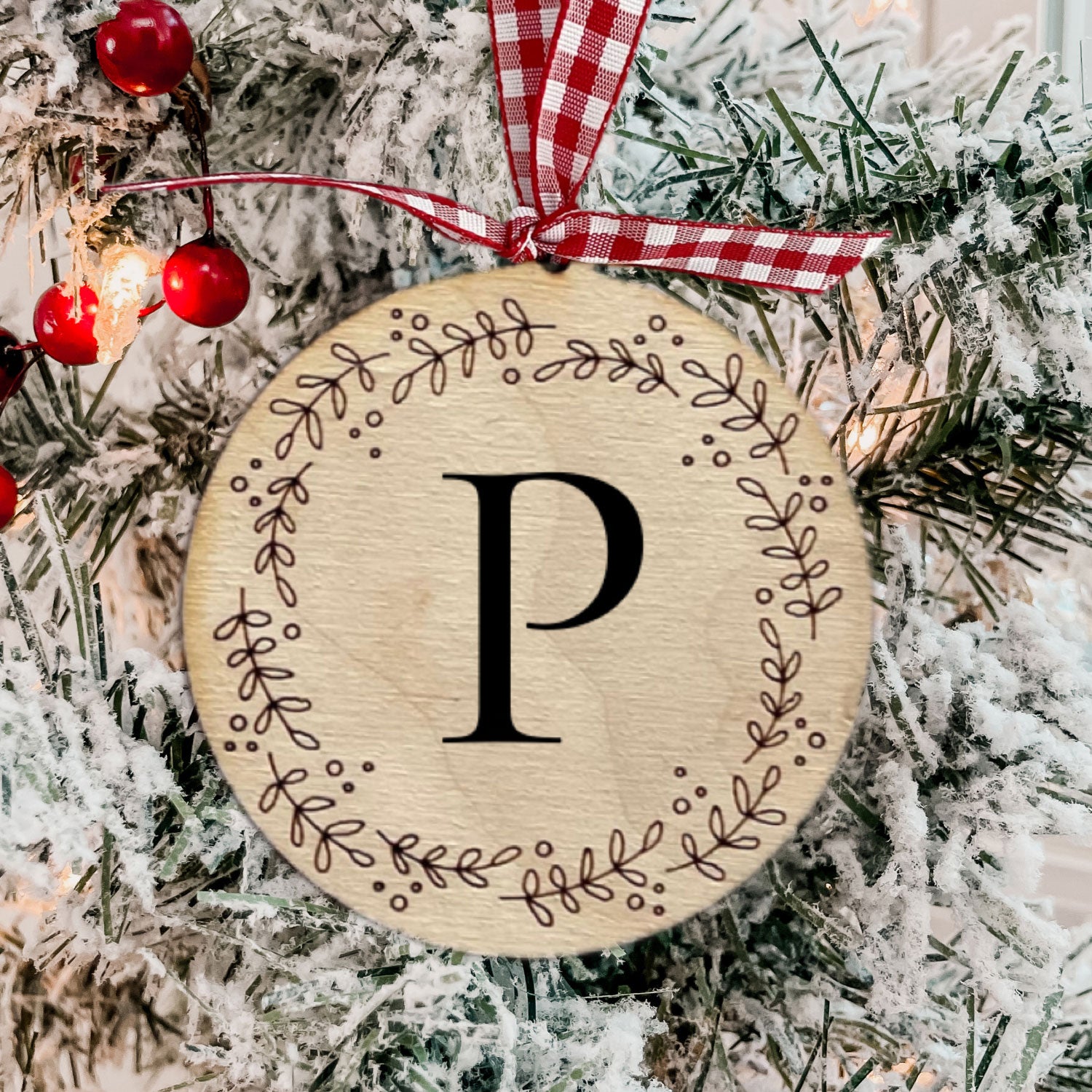 Customizable Winter Ornament Cheap