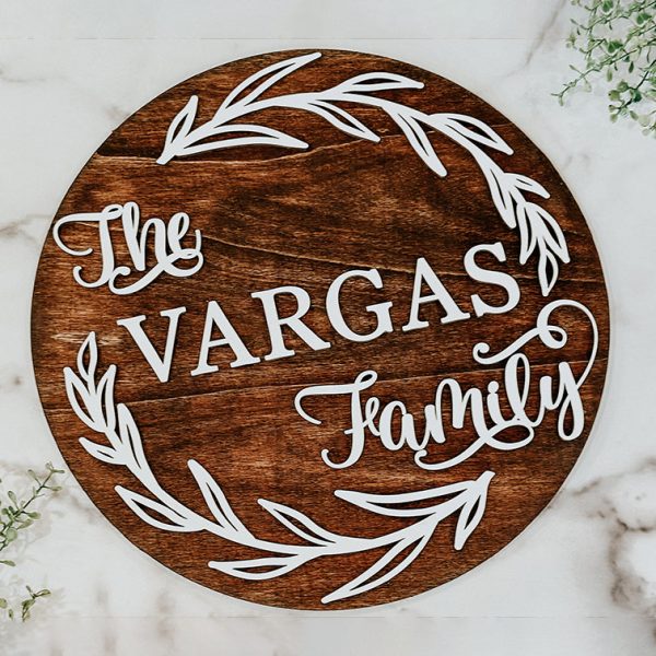 Family Name Wreath Sale