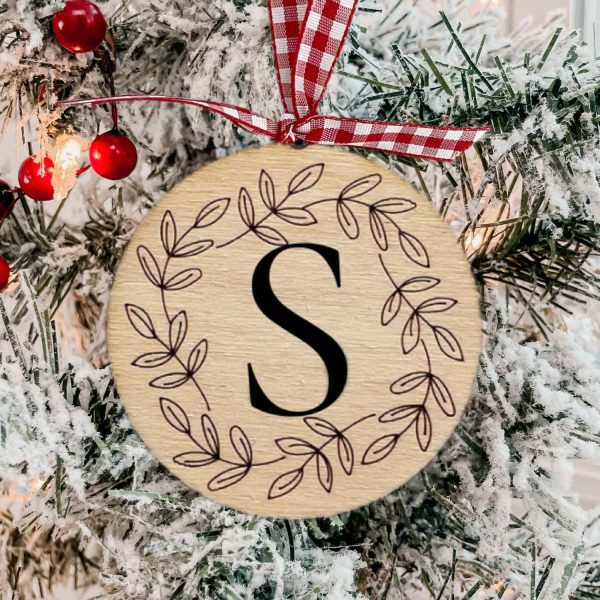 Customizable Leaf Branch Ornament For Discount