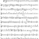 Violin Duet No. 4 in G Major from  Twelve Easy Duets , Op. 10 - Violin 1 on Sale - Image 2