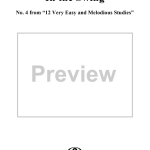 In the Swing, Op. 63, No. 4, from  Twelve Very Easy and Melodious Studies  on Sale - Image 4